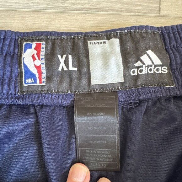 VINTAGE ADIDAS NBA AUTHENTICS UTAH JAZZ SWINGMAN SHORTS MEN'S SIZE XL - Picture 2 of 13